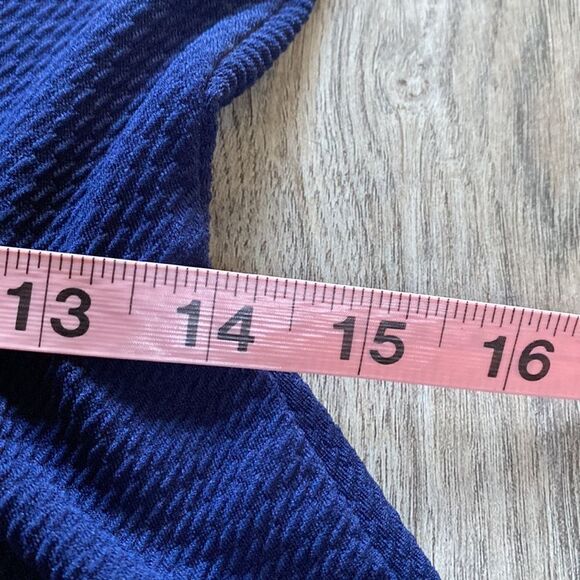 Soprano Navy Blue Lace Detail Tank Dress Women’s Size Large - Picture 4 of 11